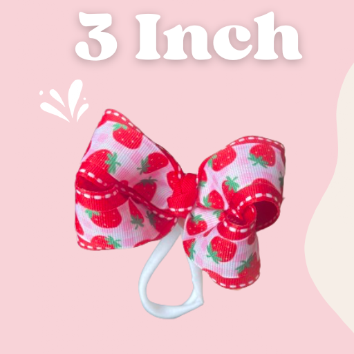 Strawberry Piggy Bow