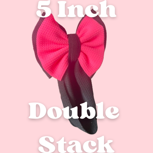 Hot pink Double stacked headwrap